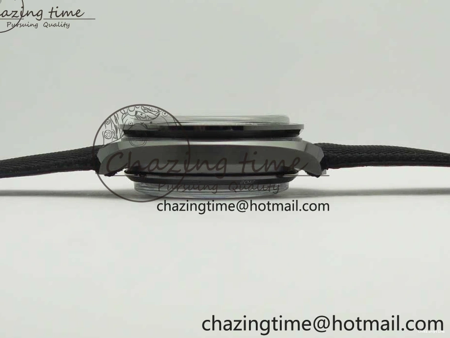 0318 Premium Speedmaster “Dark Side of The Moon” Real Ceramic OMF 1:1 Best Edition on Nylon Strap A 7977